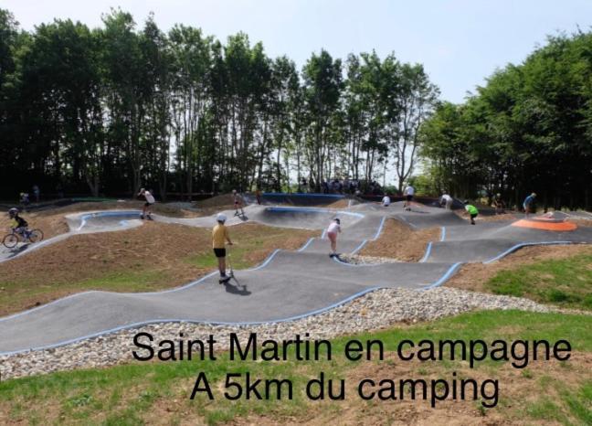 Camping Le Clos Savoye Biville-sur-Mer Exterior photo
